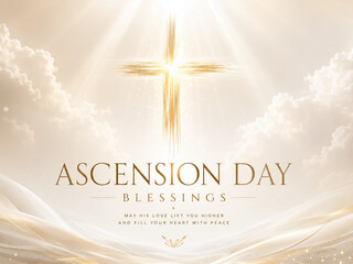 Ascension Day Blessings Minimal Christian