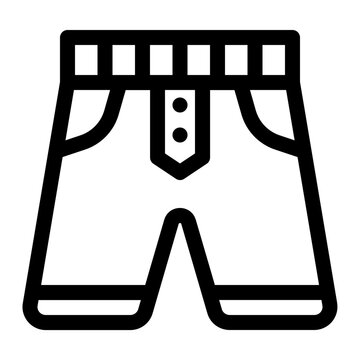 Summer Swim Trunks Beach Shorts Icon