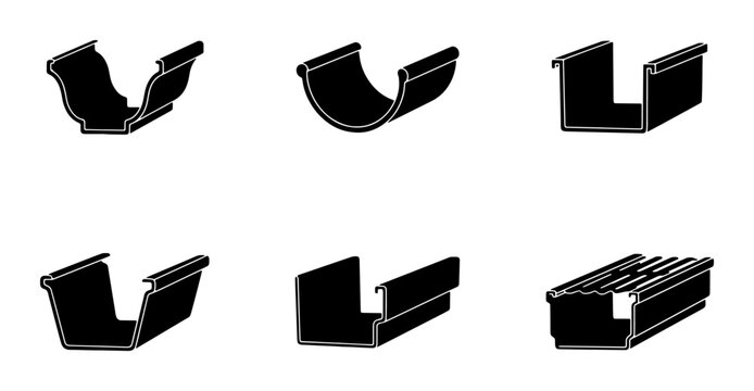 Gutter Styles: Collection of Drainage Systems