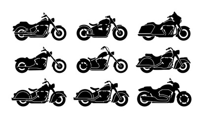 Motorcycle Silhouettes Collection © Mitu