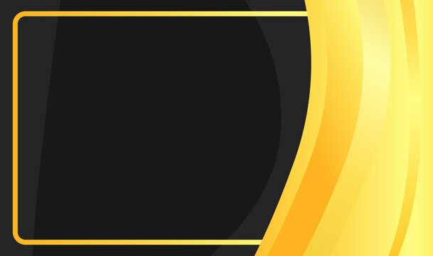 Abstract background with gold lines and dark shapes suitable for luxury branding, event invitations, digital art, and website design.