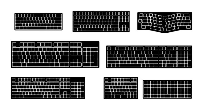 Diverse Keyboard Layouts Collection
