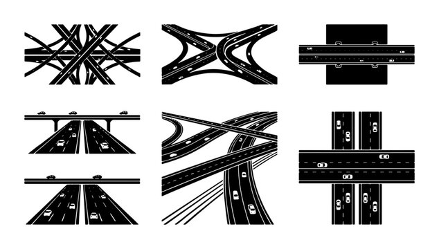 Complex Highway Interchange Junctions