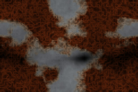 Rusted corroded iron seamless texture with subtle oily smudges and fingerprints