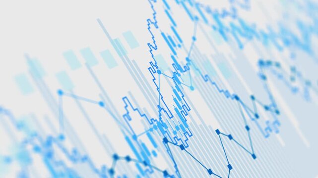 Invest index stock market graph showing, global economic investment strategy, forex currency exchange, business growth trend, and modern technology innovation concept