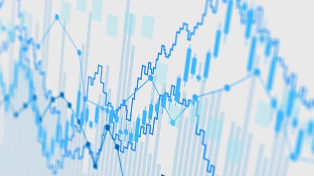 Invest index stock market graph showing, global economic investment strategy, forex currency exchange, business growth trend, and modern technology innovation concept