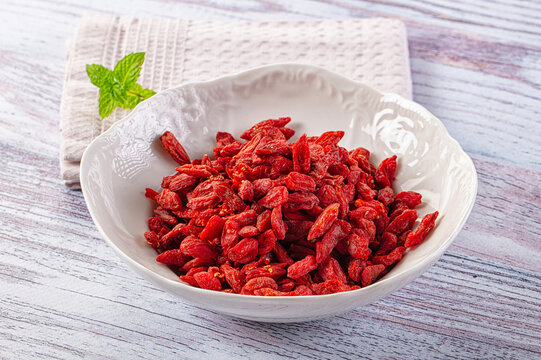 Dry Goji berries sntioxidant pile