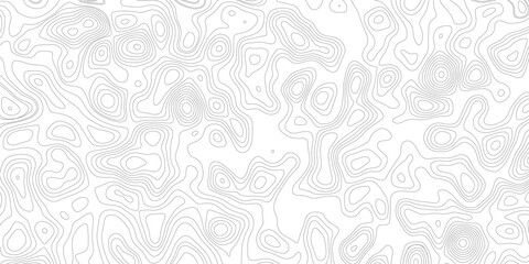 Topographic map background geographic line map with elevation assignments. Modern design with White background with topographic wavy pattern design.paper texture Imitation of a geographical map shades © Sajjad