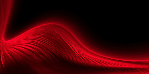red abstract wave background with flowing light energy lines and dynamic curved patterns in artistic motion texture © Shehbaz Studio