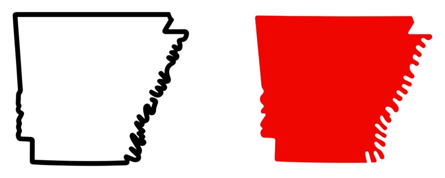 arkansas state silhouette icon