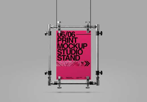 Print Mockup 06 - Studio Stand