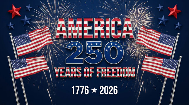 America 250 th freedom patriotic celebration fireworks flag. Fourth july independence freedom. american united state us, patriotic anniversary celebration