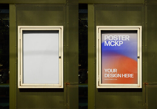 Mockup Of Customizable Framed Poster