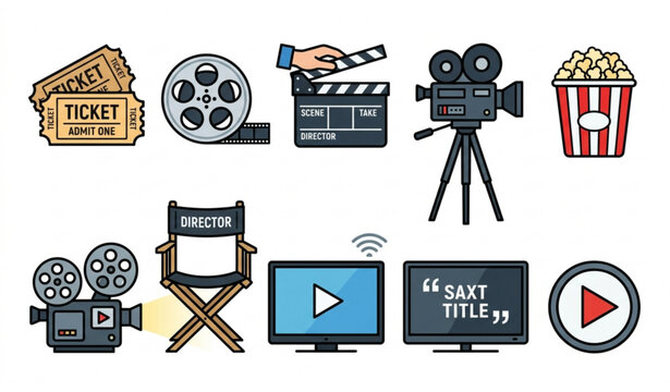 Film and cinema icons