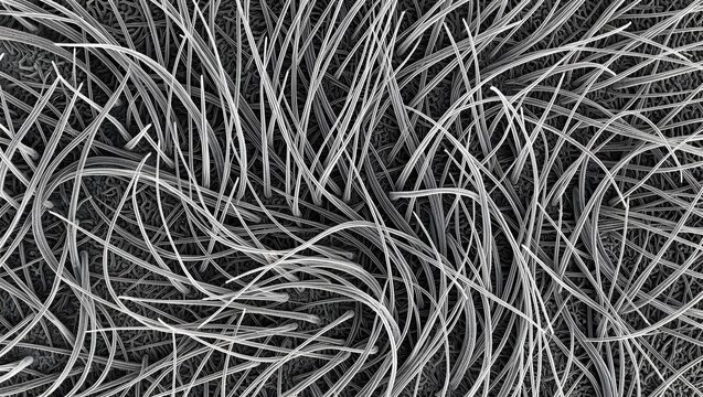 Gecko seta hair array SEM