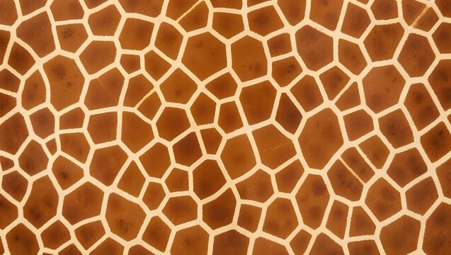 Giraffe reticulate patch pattern