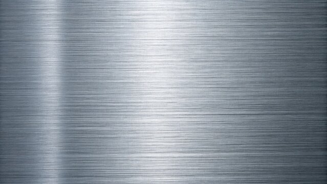 brushed metal surface silver texture and horizontal lines