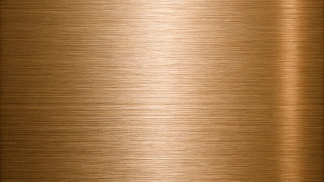 brushed copper metal texture with gradient polished surface background