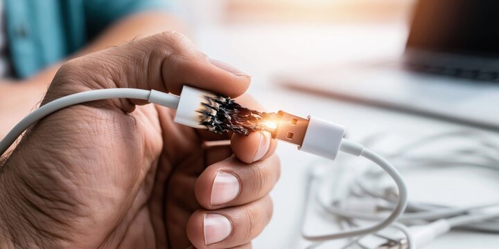 Broken usb connection frustrating technological issues