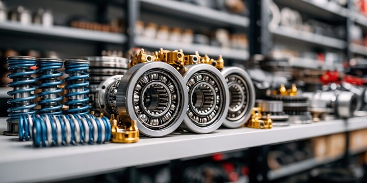 Automotive parts display for performance upgrades