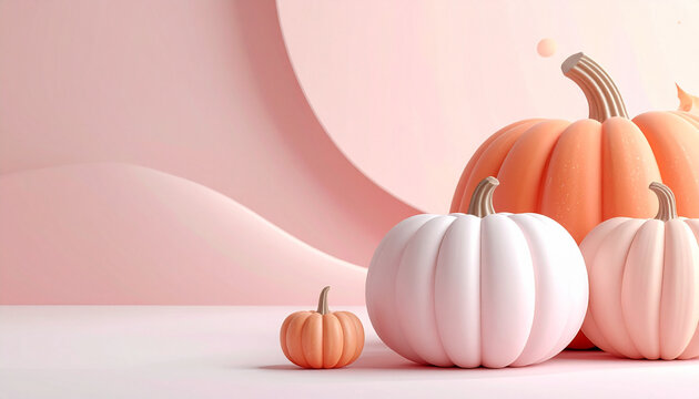 Pastel Pumpkin Decor