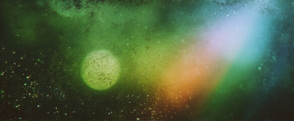 Fototapeta premium Experience nostalgia with a dust and scratch texture overlay in vibrant sunlit hues.