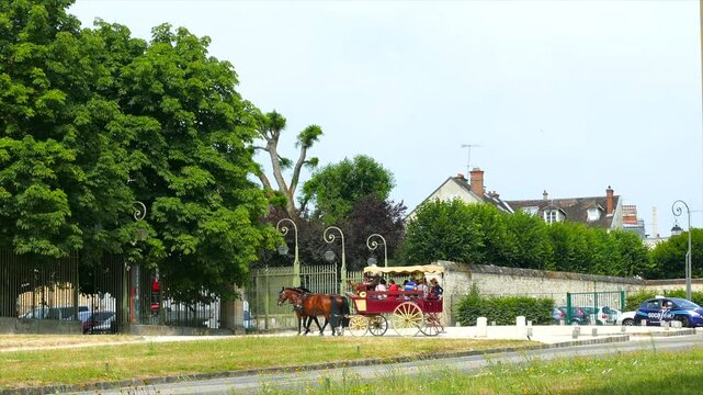 フォンテーヌブローの観光馬車