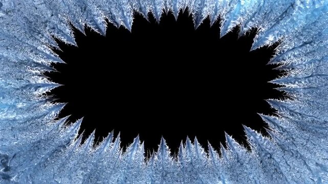 Frosty Ice Frame - Cold Crystals