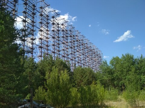 The Duga radar station in Chernobyl