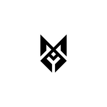 Minimalist geometric lettermark combining the letters X and A into a modern intersecting triangular symbol. Perfect for contemporary startups and tech brands.