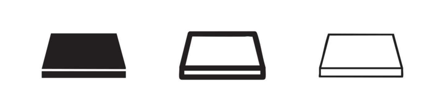 Platform icon set for construction and architectural vector design