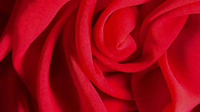Elegant red rose fabric texture close up, floral textile pattern and luxury design concept.