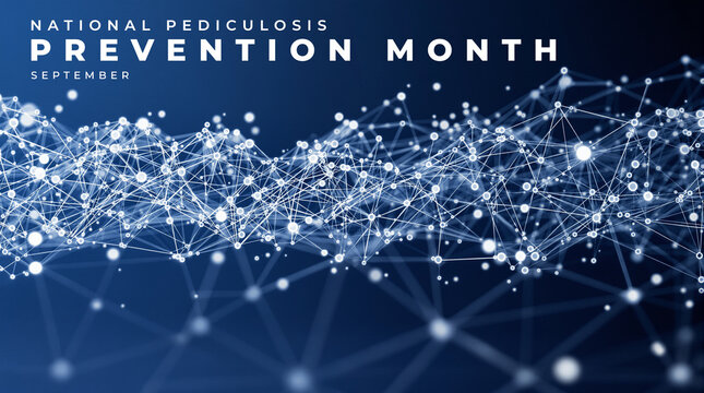 National Pediculosis Prevention Month Concept Image, featuring scalp hygiene, lice prevention, and child health care.