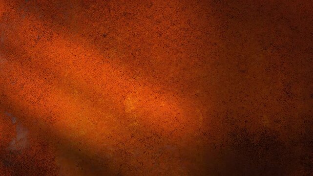 A textured, abstract surface blending orange and brown hues, with light radiating from one side