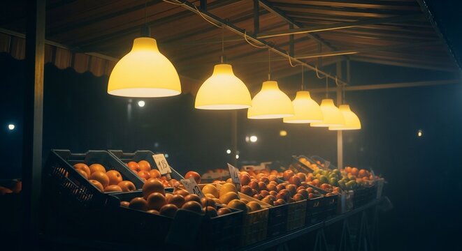 Warm Market Lights
