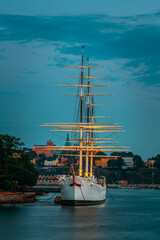 Obraz premium Af Chapman Full-Rigged Ship at Skeppsholmen