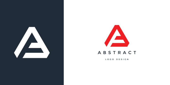 Letter A logo design template featuring a modern geometric monogram symbol for corporate branding and professional business identity projects