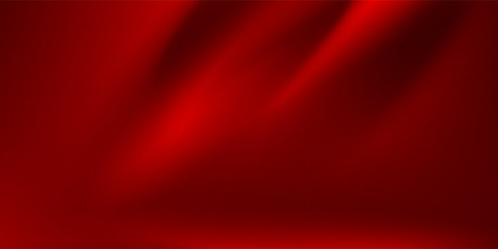 Wall interior background, studio and backdrops show products.with shadow from window color Red background for text insertion and presentation product
