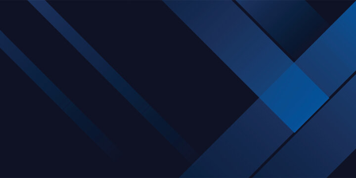 Dark blue modern business abstract background. Vector illustration design for presentation, banner, cover, web, flyer, card, poster, wallpaper, texture, slide, magazine, and powerpoint