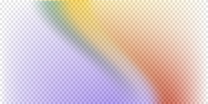 Purple blue light leak effect background. Film bokeh flare overlay. Vintage neon photo filter texture template. Exposed photography wallpaper. Abstract blur ultraviolet gradient backdrop. Vector