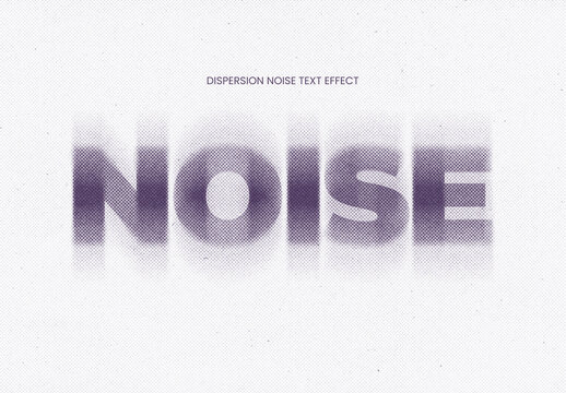 Dispersion Text Effect