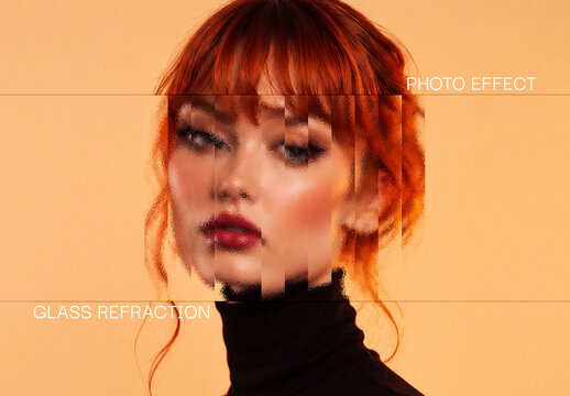 Glass Refraction Photo Effect