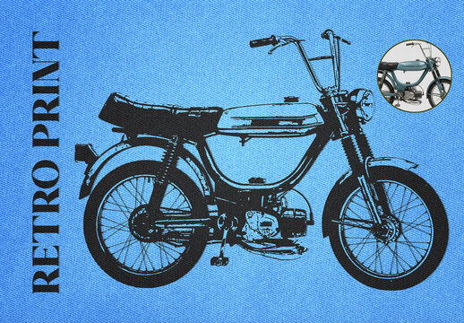 Retro Screen Print Photo Effect