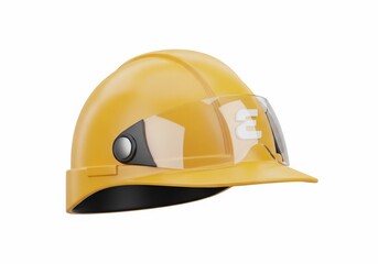 Fototapeta premium Yellow Hard Hat Safety Construction Equipment.