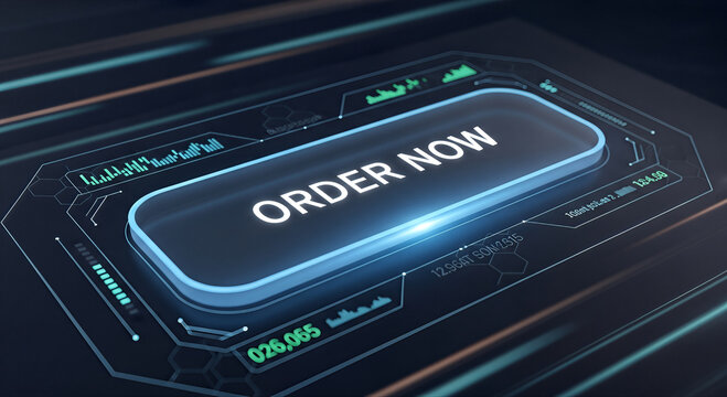 Order now button on screen.