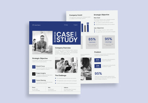 Business Case Study Report Layout Template