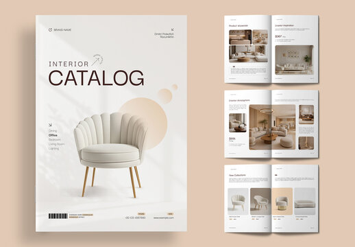 Minimalist Interior Design Catalog Template