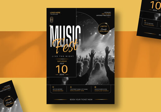 Music Festival Flyer Template