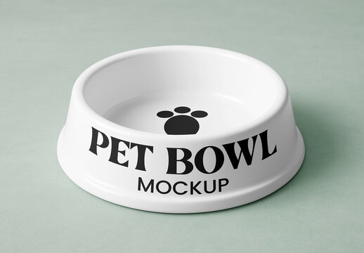 Pet Bowl Mockup