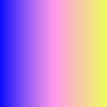 Sfondo sfumato multicolore brillante con transizioni verticali da blu reale a viola rosa e giallo vibrante
